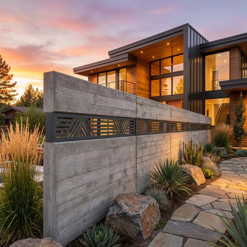 Beton architektoniczny z ozdobami